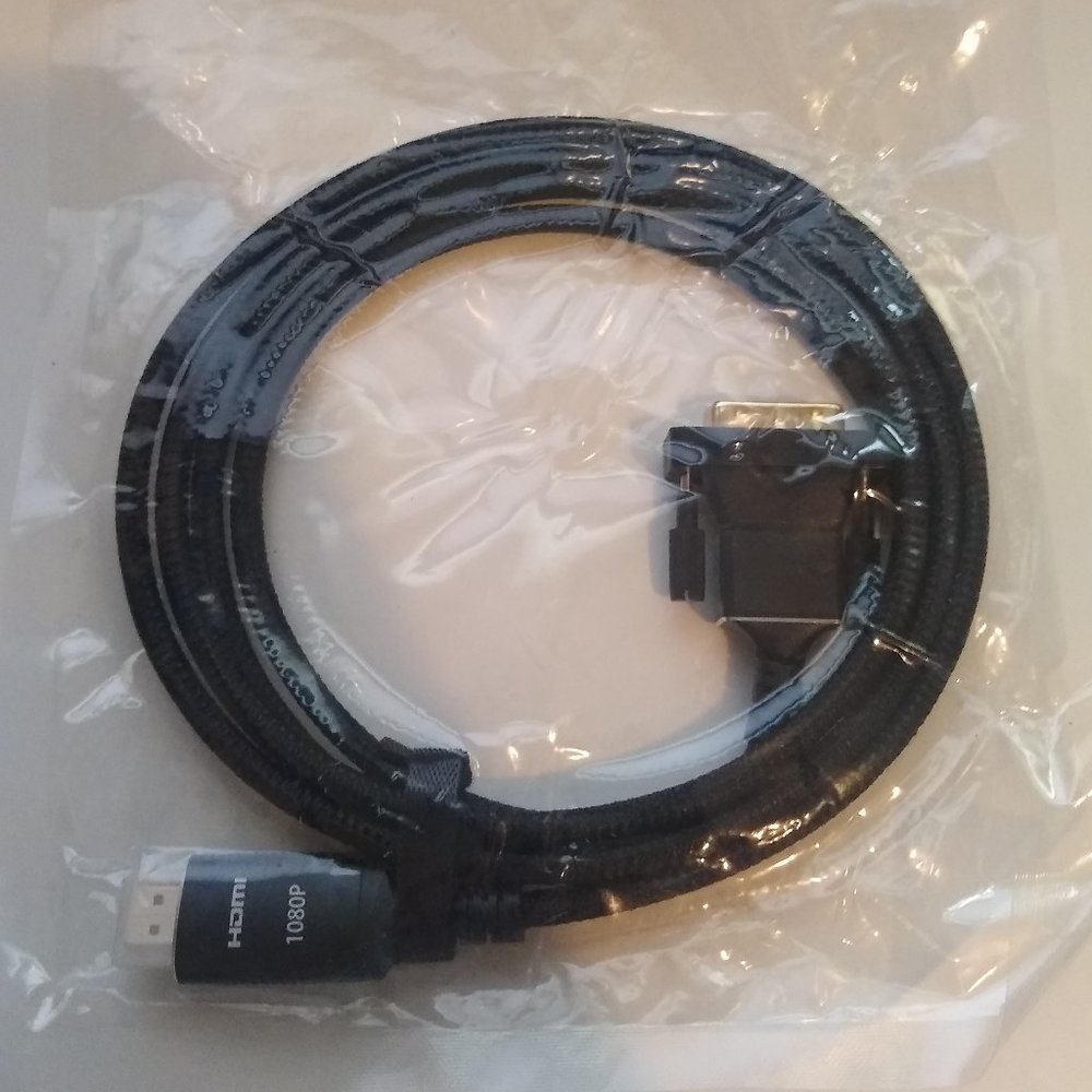 HDMI to DVI, HDMI to DVI Cable, High Speed Adapter Cable Support 1080P Full HD